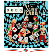 Gottlieb&#0174; Spin-A-Card pinball artwork - click to view products featuring this design